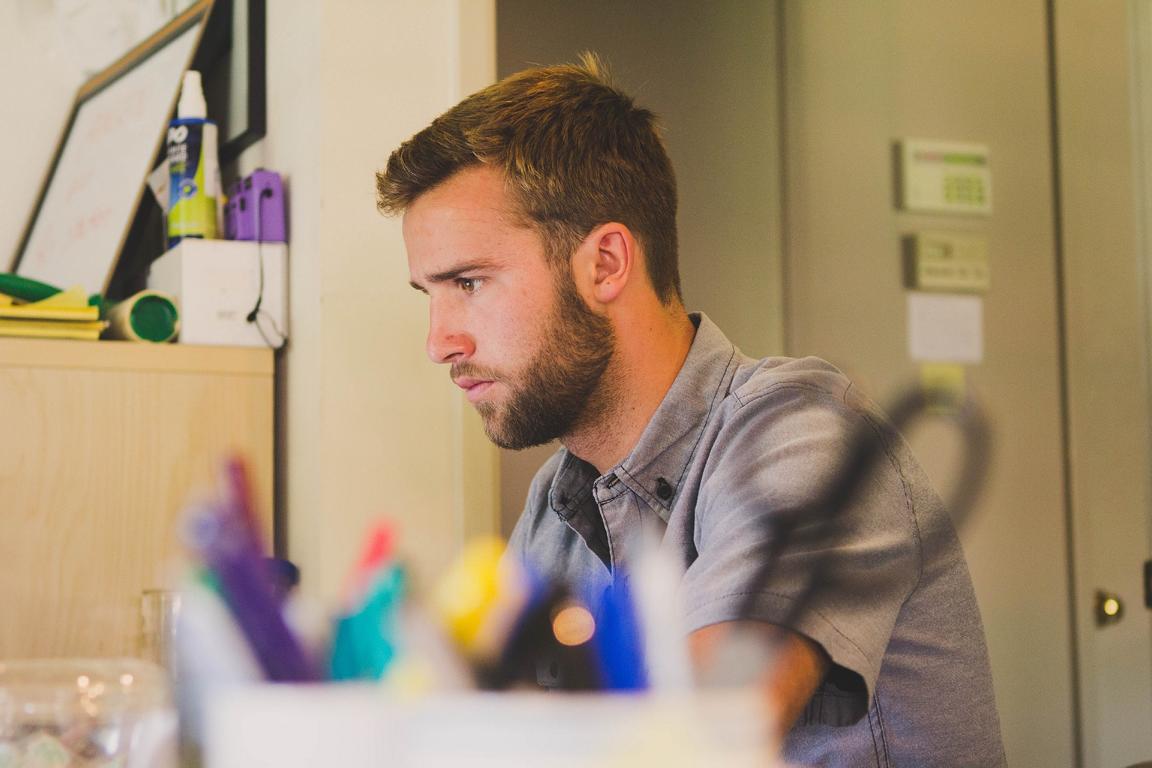 Macht seinen Job