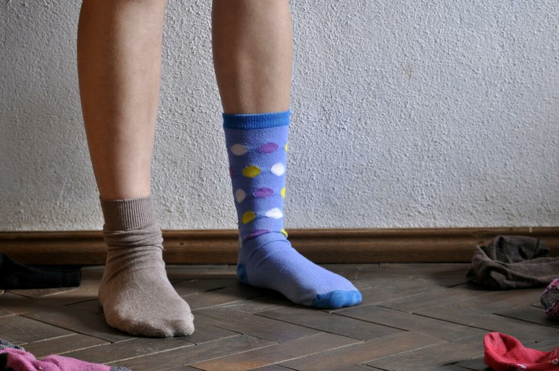 Wo ist die Socke